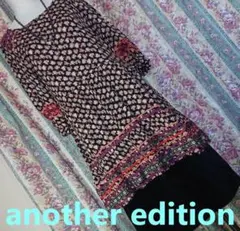 七分袖ミニワンピース／another edition