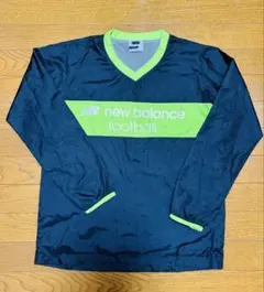 new balance ピステ 長袖 ネイビー/ライム 150