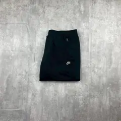 NIKE SPORTSWEAR パンツ 黒 XL ロゴ刺繍 ジップポケット 古着