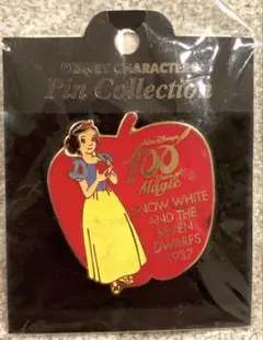 未使用　白雪姫　100周年　ピンバッジ