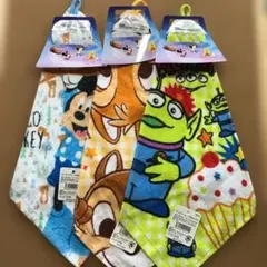 ディズニー ループ付タオル 3枚セット