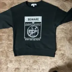 GLOBAL WORK 恐竜 スパンコール トレーナー 120