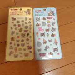 トムとジェリー☆プクプクシール 2シートセット