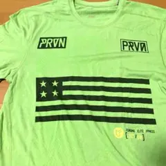 アメリカ古着 リーボック クロスフィット 両面プリント Tシャツ M 黄緑 英字
