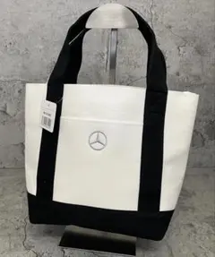 Mercedes-Benz トートバッグ ホワイト ブラック新品未使用のサムネイル