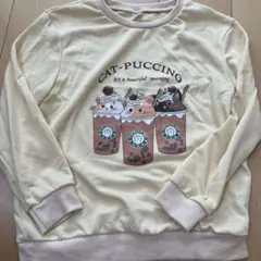 一回着用 SHEIN CAT-PUCCINO トレーナー 10Y