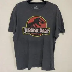 US古着Tシャツ ジュラシックパーク JURASSIC PARK グレー L
