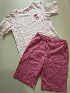 鬼滅の刃　半袖パジャマ　140 ジーユー　ピンク　ねずこ