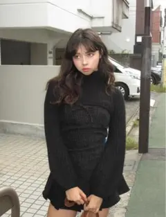 アンドマリー andmary Twiggy tweed mini dress