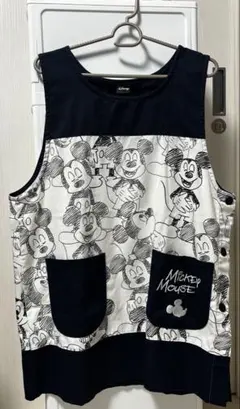 保育士 エプロン ミッキー