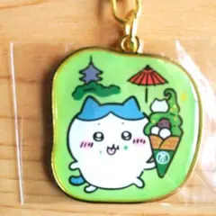 ちいかわ　ご当地キーホルダー　ハチワレ　京都　抹茶ソフト