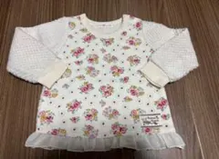 Natural Alamode フラワープリント トレーナー90 裏起毛