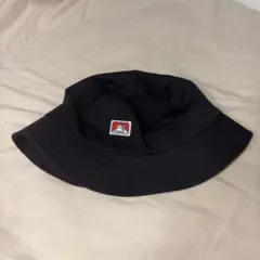 黒 バケットハット ロゴ付きのサムネイル
