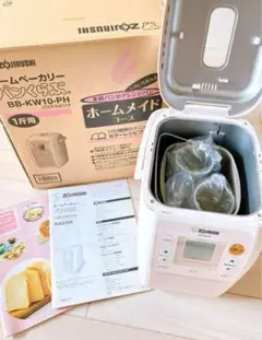 未使用品 象印 ZOJIRUSHI ホームベーカリー BB-KW10 ★ Yahoo!オークション -「bb-kw10」の落札相場・落札価格