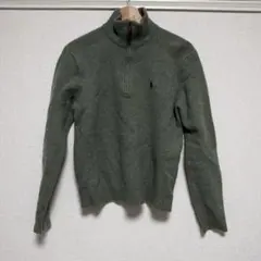 Polo Ralph Lauren ハーフジップ ニット グリーン