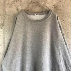 A3143古着　スウェット　グレー　無地