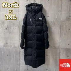 ノースフェイス　ダウンコート　ブラック　メンズ3XL