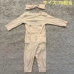 H&M ベビー服セットアップ ウサギプリント