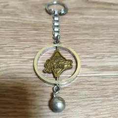 【２点購入特典190】 登別　地図型金属製キーホルダー