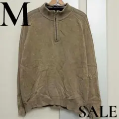 「即日発送」CERRUTI Mベージュ ハイネックニット ジッパー付き