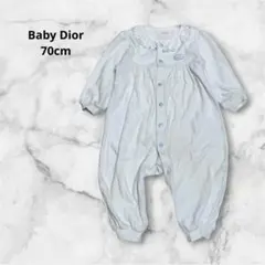 Baby Dior ベビーディオール ロンパース カバーオール 70 白 ロゴのサムネイル
