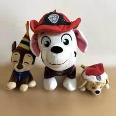 パウ・パトロール ぬいぐるみ マーシャル　チェイス　スカイ