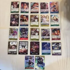 ワンピースカード 世界最強の戦士 黒デッキパーツ ルフィsr ロキsec