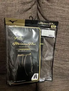 MizunoPro スライディングパンツ M ブラック×ゴールド