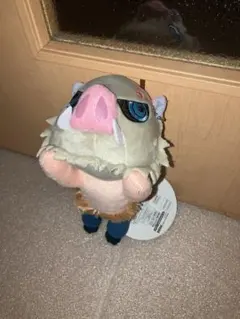 鬼滅の刃　エクストラ寝そべりぬいぐるみ　 嘴平伊之助