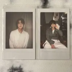 BTS ジン デコキット インスタントフォトチェキ 2枚