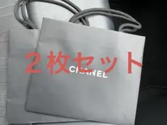 CHANEL ショッパー袋 黒 小型　２枚セット