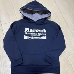 Marmot マーモット　裏起毛スウェット　130サイズ　ネイビー