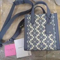 超美品【kate spade】マンハッタン　ミニトート スペードフラワー2way