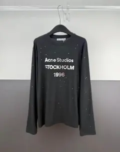 acne studios stockholm 黒 長袖カットソー