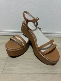 【新品】ORiental TRaffic サンダル キャメル　Lサイズのサムネイル