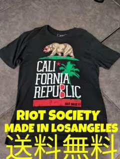 RIOT SOCIETY ライオットソサエティ Tシャツ ロサンゼルス製 XLのサムネイル