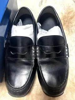 【ムーンスター】ブラックローファー25.5EEE（BVL740）通学