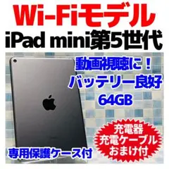 Wi-Fi iPad mini第5世代 本体 64GB スペースグレイ 電池良好