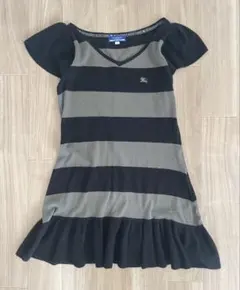 BURBERRY BLUE LABEL ボーダーニットミニワンピース　チュニック