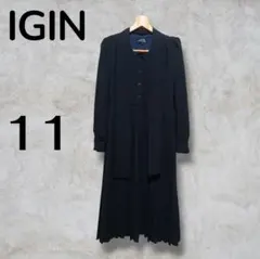 東京イギン ブラックフォーマル ワンピース 長袖 スーツ ボウタイ付き 11