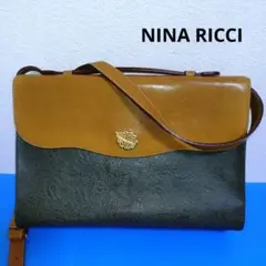 NINA RICCI ショルダーバック リーフ模様