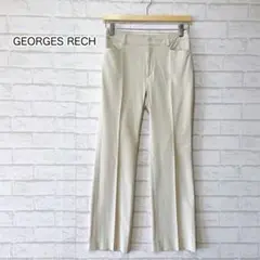 GEORGES RECH（36/S）ストレッチパンツ スラックス ベージュ 美脚