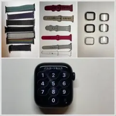 AppleWatchseries741mmミッドナイトバンド14本＋ケース6個付