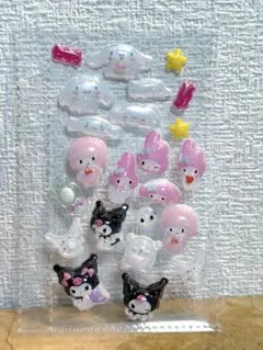 サンリオ　ボンボンドロップシール　ぷくぷくシール　おすそわけ 【7】 30枚