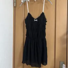 ZARA キャミソールワンピース ブラック Mサイズ