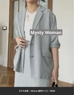 Mysty Woman シアーテーラードジャケットのサムネイル