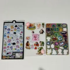 【シール3枚セット】 ぷっくり3Dシール おばけ イタリアンブレッド ポケモン