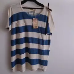 CUBE SUGAR ボーダー Tシャツ 半袖のサムネイル