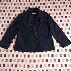 USED　 McGREGOR　マックレガー　ショート丈　コート　ネイビー　 9のサムネイル