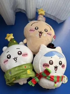 ちいかわ ハチワレ クリスマスBIGぬいぐるみ 誕生日なうさぎBIGぬいぐるみ